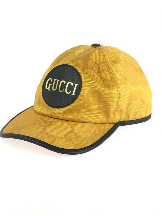 【中古品】【メンズ/レディース】 GUCCI グッチ OFF THE GRID オフ ザ グリッド ベースボールキャップ 帽子 183-240904-yk-17-tag サイズ：M58 カラー：YELLOW 万代Net店