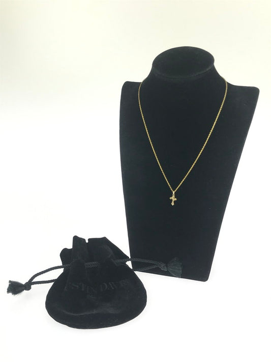 【中古品】【メンズ】 Justin Davis ジャスティンデイビス DARLING CROSS NECKLACE SNJ844 ダーリン クロス ネックレス アクセサリー 192-240904-yk-20-tag カラー：GOLD 万代Net店