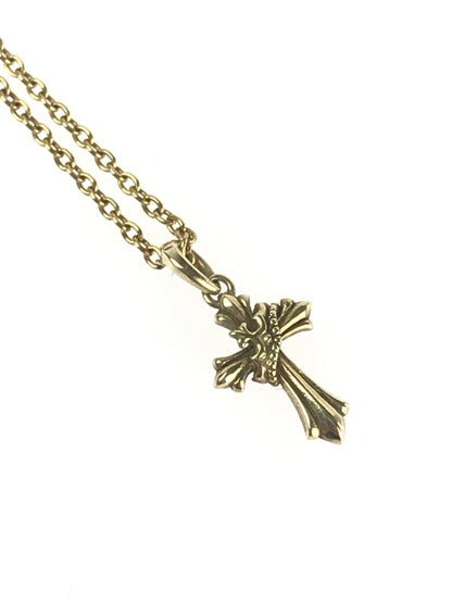 【中古品】【メンズ】 Justin Davis ジャスティンデイビス DARLING CROSS NECKLACE SNJ844 ダーリン クロス ネックレス アクセサリー 192-240904-yk-20-tag カラー：GOLD 万代Net店