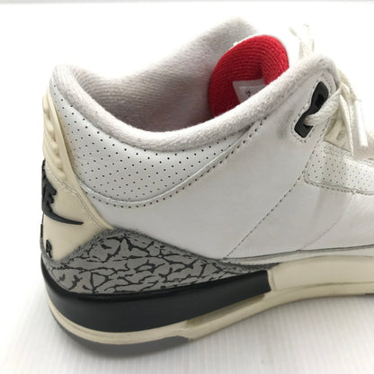 【中古品】【メンズ】 NIKE ナイキ AIR JORDAN 3 RETRO DN3707-100 エア ジョーダン 3 レトロ スニーカー 靴 160-250124-hi-02-tag サイズ：26cm US 8 カラー：SUMMIT WHITE/FIRE RED-BLACK 万代Net店