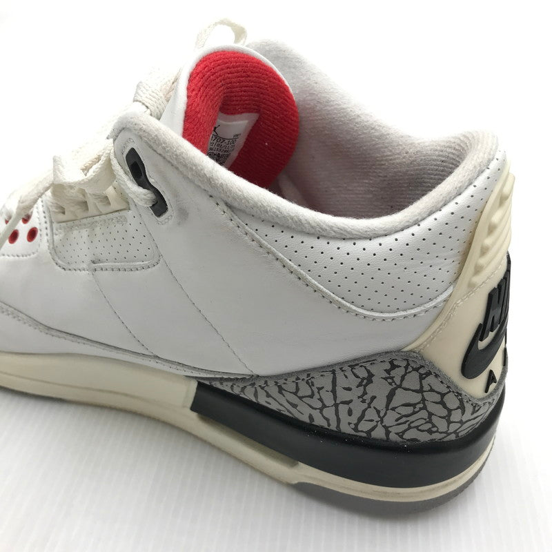 【中古品】【メンズ】 NIKE ナイキ AIR JORDAN 3 RETRO DN3707-100 エア ジョーダン 3 レトロ スニーカー 靴 160-250124-hi-02-tag サイズ：26cm US 8 カラー：SUMMIT WHITE/FIRE RED-BLACK 万代Net店