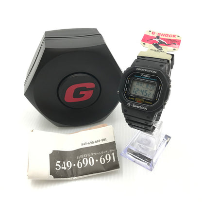 【中古品】【メンズ】 G-SHOCK ジーショック DW-5600 初期型 腕時計 196-240827-na-5-tag カラー：ブラック 万代Net店