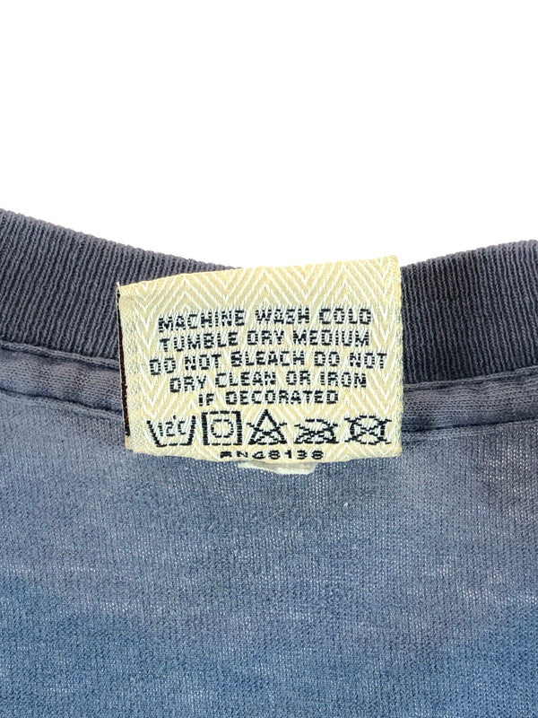 【現状渡し品】【メンズ】 NUTMEG ナツメグ 80's MICHIGAN PRINTED S/S TEE 80年代 ミシガン プリント Tシャツ 半袖Tシャツ USA製 146-250809-na-07-tag サイズ：M カラー：ブルー 万代Net店