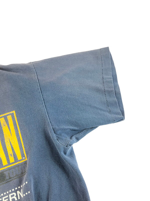 【現状渡し品】【メンズ】 NUTMEG ナツメグ 80's MICHIGAN PRINTED S/S TEE 80年代 ミシガン プリント Tシャツ 半袖Tシャツ USA製 146-250809-na-07-tag サイズ：M カラー：ブルー 万代Net店