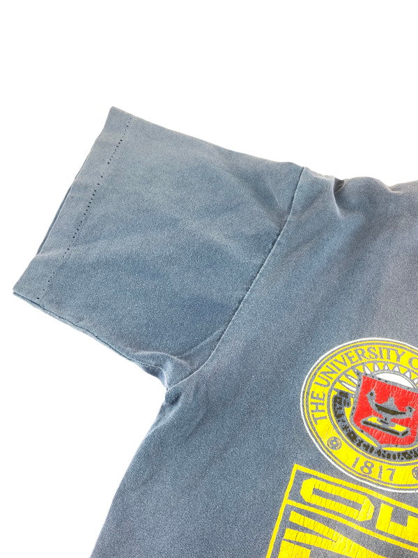 【現状渡し品】【メンズ】 NUTMEG ナツメグ 80's MICHIGAN PRINTED S/S TEE 80年代 ミシガン プリント Tシャツ 半袖Tシャツ USA製 146-250809-na-07-tag サイズ：M カラー：ブルー 万代Net店
