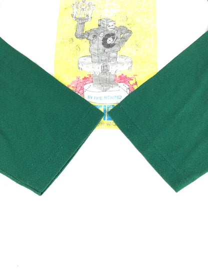 【中古品】【メンズ】 AUGUSTA SPORTSWEAR オーガスタ スポーツウェア BEASTIE BOYS WORLD TOUR ビースティ・ボーイズ ワールドツアー USA製 ラグラン Tシャツ トップス 146-240904-yk-8-tag サイズ：S カラー：WHITE/GREEN 万代Net店