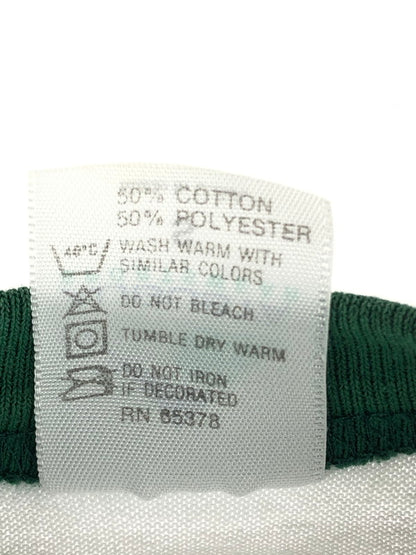 【中古品】【メンズ】 AUGUSTA SPORTSWEAR オーガスタ スポーツウェア BEASTIE BOYS WORLD TOUR ビースティ・ボーイズ ワールドツアー USA製 ラグラン Tシャツ トップス 146-240904-yk-8-tag サイズ：S カラー：WHITE/GREEN 万代Net店