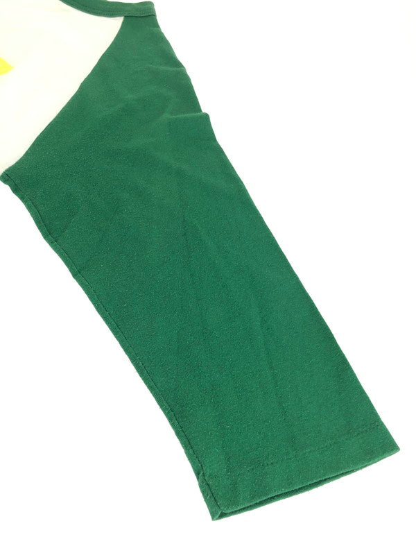 【中古品】【メンズ】 AUGUSTA SPORTSWEAR オーガスタ スポーツウェア BEASTIE BOYS WORLD TOUR ビースティ・ボーイズ ワールドツアー USA製 ラグラン Tシャツ トップス 146-240904-yk-8-tag サイズ：S カラー：WHITE/GREEN 万代Net店