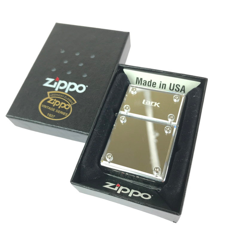 【中古品】【メンズ/レディース】 ZIPPO ジッポ  LARK ラーク CUTTING GLASS カッティング グラス オイルライター 喫煙具 09年製造 206-240829-yk-10-tag カラー：シルバー 万代Net店