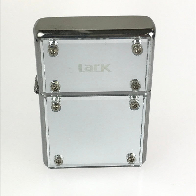 【中古品】【メンズ/レディース】 ZIPPO ジッポ  LARK ラーク CUTTING GLASS カッティング グラス オイルライター 喫煙具 09年製造 206-240829-yk-10-tag カラー：シルバー 万代Net店