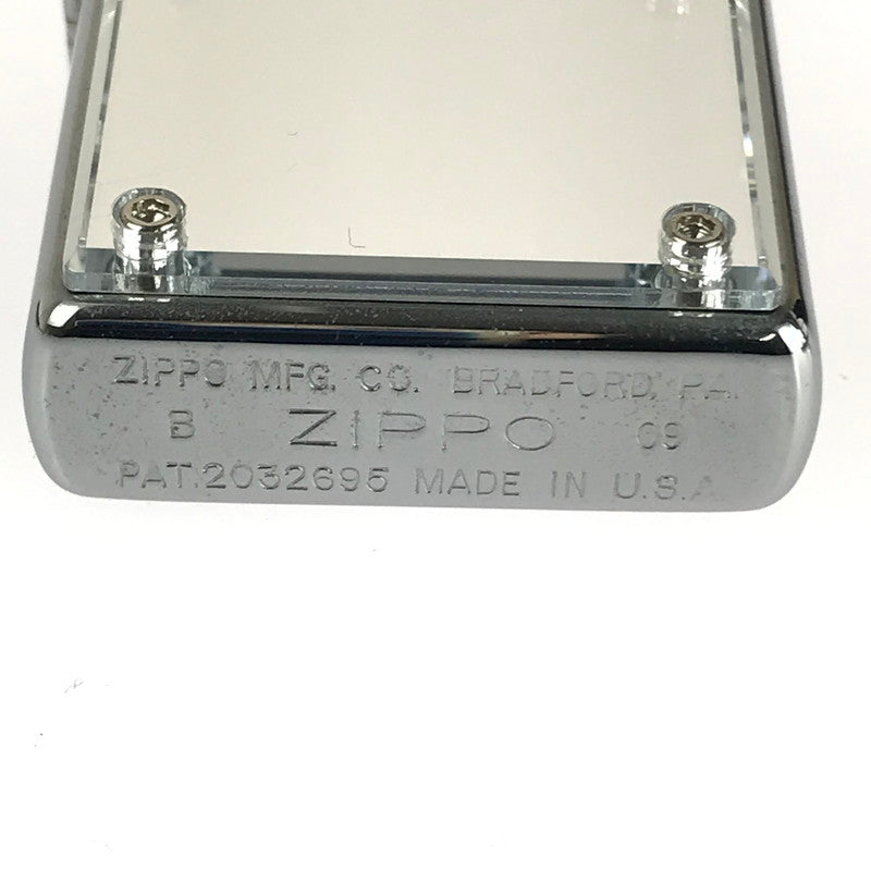 【中古品】【メンズ/レディース】 ZIPPO ジッポ  LARK ラーク CUTTING GLASS カッティング グラス オイルライター 喫煙具 09年製造 206-240829-yk-10-tag カラー：シルバー 万代Net店