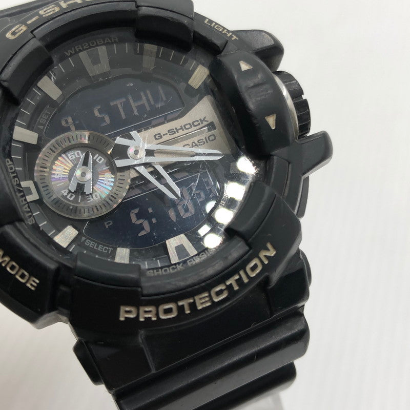 【中古品】【メンズ】 G-SHOCK ジーショック GA-400 SERIES ANALOG-DIGITAL GA-400GB-1AJF アナログデジタル クォーツ 腕時計 196-240906-hi-5-tag カラー：ブラック 万代Net店