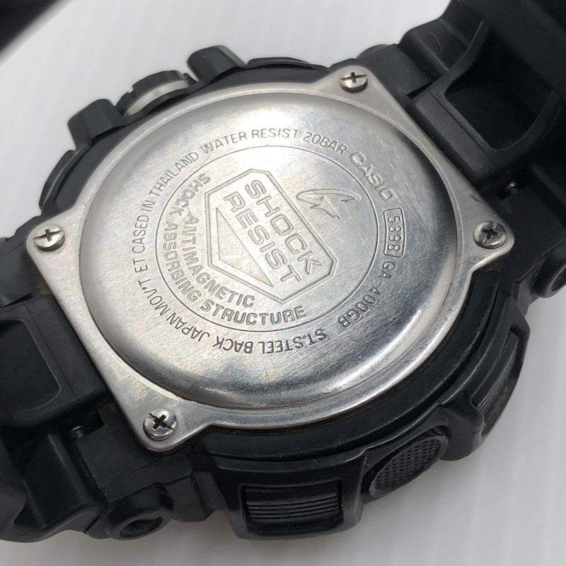 【中古品】【メンズ】 G-SHOCK ジーショック GA-400 SERIES ANALOG-DIGITAL GA-400GB-1AJF アナログデジタル クォーツ 腕時計 196-240906-hi-5-tag カラー：ブラック 万代Net店