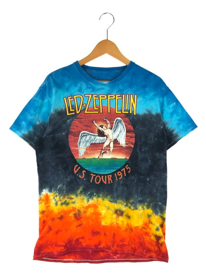 【中古品】【メンズ】  LED ZEPPELIN レッドツェッペリン 00S タイダイプリントTシャツ 半袖TAG トップス 146-240822-SS-3-tag サイズ：M カラー：ダイダイ 万代Net店