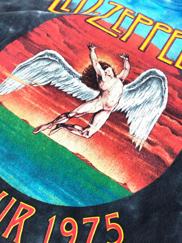 【中古品】【メンズ】  LED ZEPPELIN レッドツェッペリン 00S タイダイプリントTシャツ 半袖TAG トップス 146-240822-SS-3-tag サイズ：M カラー：ダイダイ 万代Net店