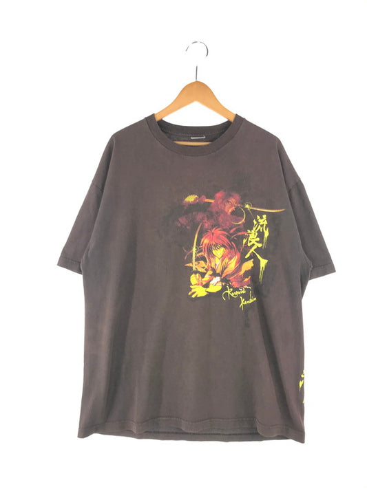 【中古品】【メンズ】  るろうに剣心 00'S S/S PRINT TEE ショートスリーブ プリントTシャツ 半袖Tシャツ  146-240910-na-1-tag サイズ：サイズ不明  カラー：ブラウン 万代Net店