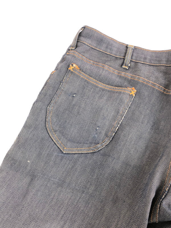 【現状渡し品】【メンズ】 Lee リー USA製 70S L-A-S-T-I-C STRETCH DENIM TAPERED PANTS デニムパンツ ボトムス 157-240918-SS-6-tag カラー：インディゴ 万代Net店