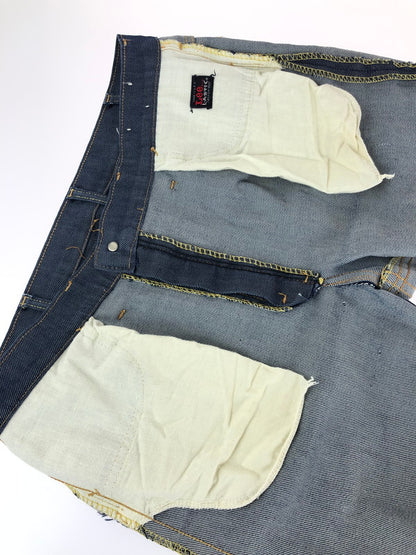 【現状渡し品】【メンズ】 Lee リー USA製 70S L-A-S-T-I-C STRETCH DENIM TAPERED PANTS デニムパンツ ボトムス 157-240918-SS-6-tag カラー：インディゴ 万代Net店