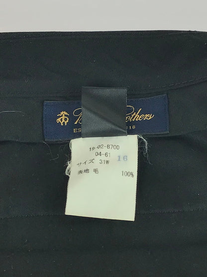 【中古品】【メンズ】 Brooks Brothers ブルックスブラザーズ 3B SUIT SET-UP 19-02-8700 3Bスーツ セットアップ 147-240917-yk-20-tag サイズ：37REG31W カラー：BLACK 万代Net店