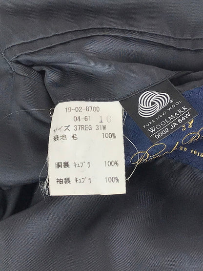 【中古品】【メンズ】 Brooks Brothers ブルックスブラザーズ 3B SUIT SET-UP 19-02-8700 3Bスーツ セットアップ 147-240917-yk-20-tag サイズ：37REG31W カラー：BLACK 万代Net店