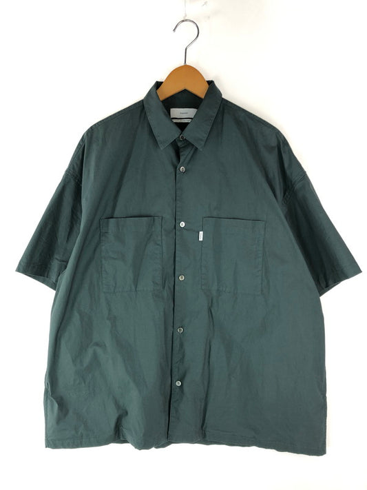 【中古品】【メンズ】  GRAPH PAPER グラフ ペーパー STRETCH TYPEWRITER S/S OVERSIZED BOX SHIRT GM213-50198C ストレッチ タイプライター ショートスリーブ オーバーサイズ ボックスシャツ 半袖 トップス 140-240902-yk-1-tag サイズ：F カラー：GREEN 万代Net店