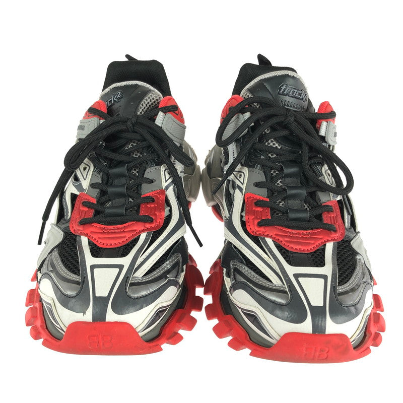 【中古品】【メンズ】 BALENCIAGA バレンシアガ BALENCIAGA 568614 TRACK 2 OPEN SNEAKER スニーカー 靴 162-240903-SS-7-tag サイズ：27.5ｃｍ/US9.5 カラー：Black/White/Red 万代Net店