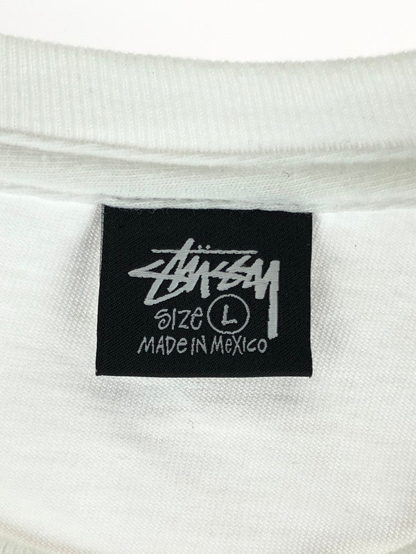 【中古品】【メンズ】 STUSSY ステューシー  × CPFM カクタスプラント フリーマーケット ハートプリント TEE 半袖 Tシャツ トップス 142-240902-yk-9-tag サイズ：L カラー：WHITE 万代Net店