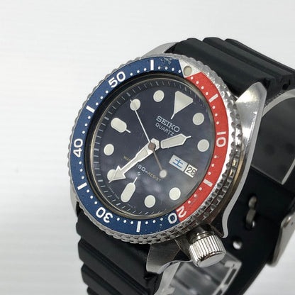 【中古品】【メンズ】 SEIKO セイコー DIVER 7548-700B ダイバー デイデイト クォーツ 腕時計 197-250119-hi-03-tag カラー：ブラック 万代Net店