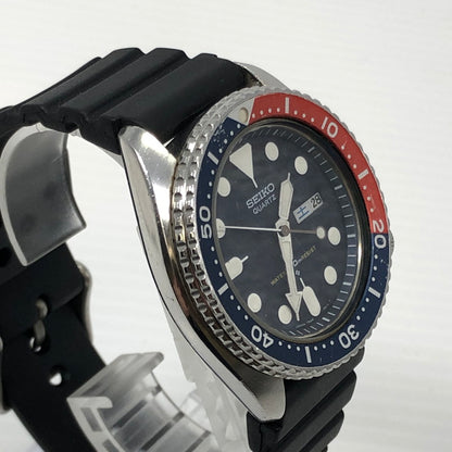 【中古品】【メンズ】 SEIKO セイコー DIVER 7548-700B ダイバー デイデイト クォーツ 腕時計 197-250119-hi-03-tag カラー：ブラック 万代Net店