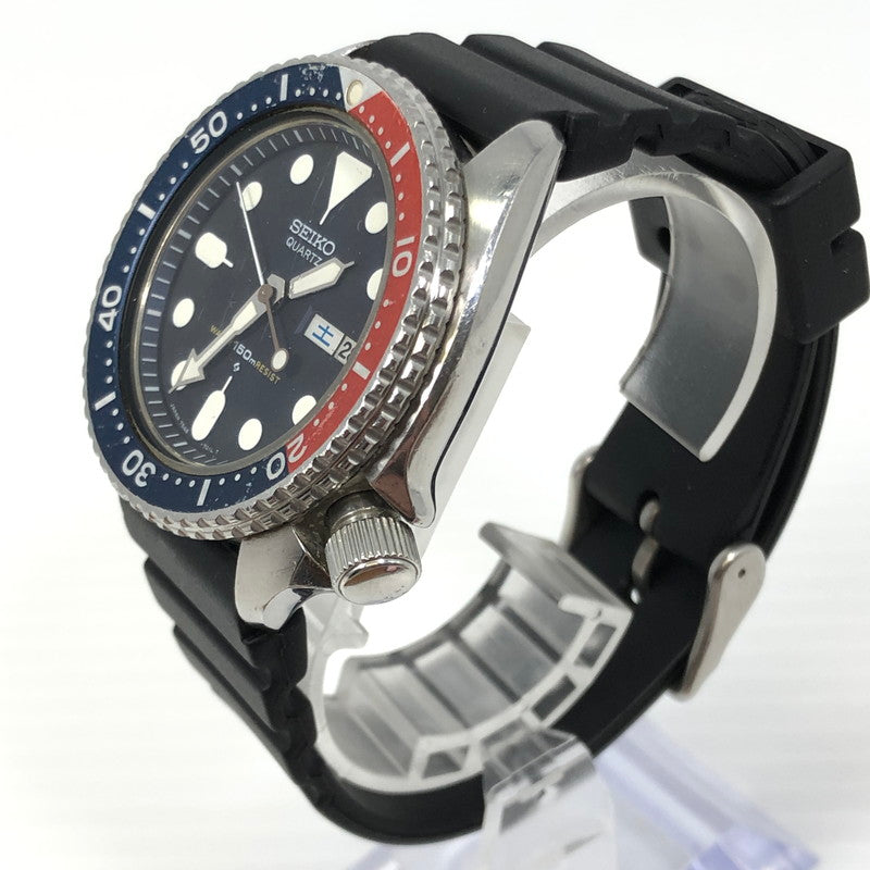 【中古品】【メンズ】 SEIKO セイコー DIVER 7548-700B ダイバー デイデイト クォーツ 腕時計 197-250119-hi-03-tag カラー：ブラック 万代Net店