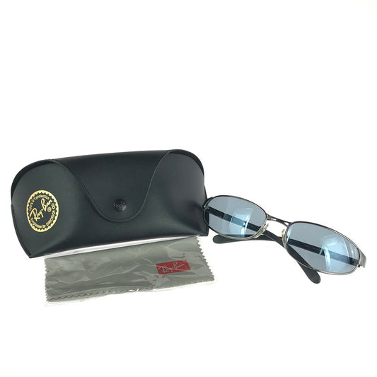 【中古品】【メンズ】 Ray-Ban レイバン RB3142 サングラス スカイウォーク 眼鏡 アイウェア 203-240909-ki-3-tag サイズ：59口18 カラー：シルバー/ブルー 万代Net店