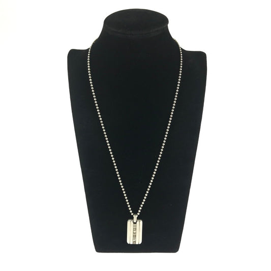 【中古品】【メンズ】 TIFFANY&Co. ティファニー アトラス プレートネックレス ペンダント アクセサリー 182-240911-hi-10-tag カラー：シルバー 万代Net店