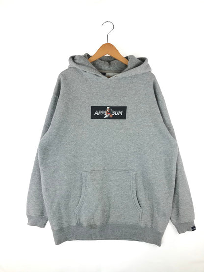 【中古品】【メンズ】 APPLEBUM アップルバム KITSUNE BOY SWEAT HOODIE キツネ ボーイ スウェット フーディー  パーカー トップス 142-240910-yk-17-tag サイズ：XL カラー：GRAY 万代Net店