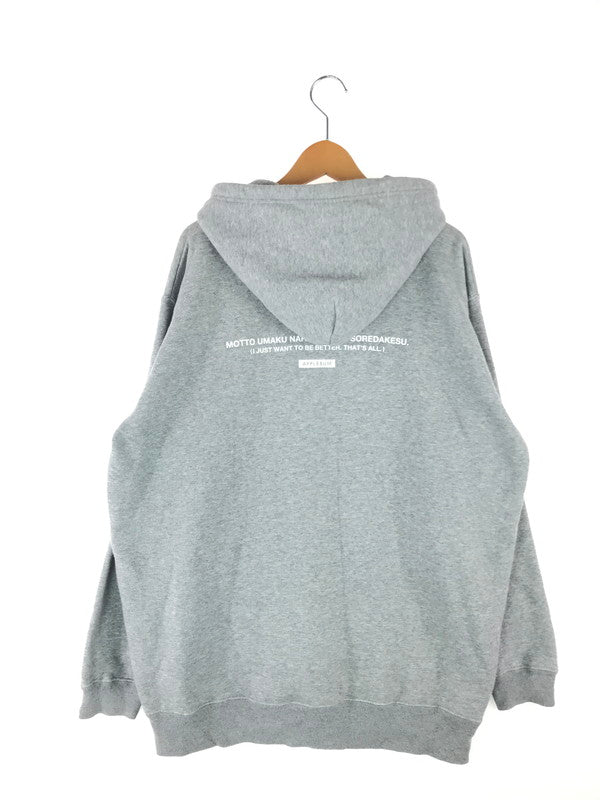 【中古品】【メンズ】 APPLEBUM アップルバム KITSUNE BOY SWEAT HOODIE キツネ ボーイ スウェット フーディー  パーカー トップス 142-240910-yk-17-tag サイズ：XL カラー：GRAY 万代Net店