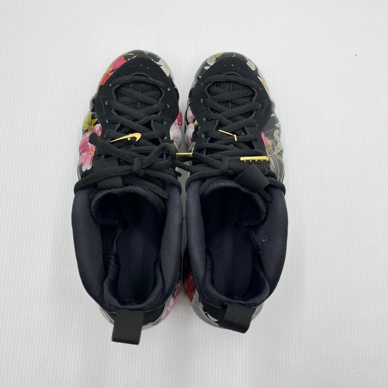 【中古品】【メンズ】 NIKE ナイキ AIR FOAMPOSITE ONE 314996-012 エア フォームポジット ワン スニーカー 靴 160-240905-yk-9-tag サイズ：27cm/US9 カラー："FLORAL"BLACK/BLACK-WHITE 万代Net店