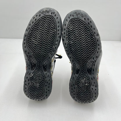 【中古品】【メンズ】 NIKE ナイキ AIR FOAMPOSITE ONE 314996-012 エア フォームポジット ワン スニーカー 靴 160-240905-yk-9-tag サイズ：27cm/US9 カラー："FLORAL"BLACK/BLACK-WHITE 万代Net店