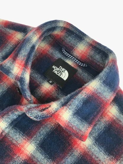 【中古品】【メンズ】 THE NORTH FACE ザ・ノースフェイス WOOL CHECK SHIRT NT26151 ウール チェック シャツ  長袖 トップス チェックシャツ 144-240910-yk-20-tag サイズ：S カラー：マルチカラー 万代Net店