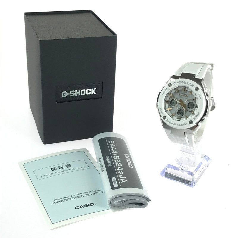 【中古美品】【メンズ】 G-SHOCK ジーショック GST-W300-7AJF タフソーラー 腕時計 196-240909-na-8-tag サイズ：ケース径 約55.9 × 49.3 × 15.3mm 腕回り 最大約21.5cm カラー：ホワイト 万代Net店