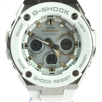 【中古美品】【メンズ】 G-SHOCK ジーショック GST-W300-7AJF タフソーラー 腕時計 196-240909-na-8-tag サイズ：ケース径 約55.9 × 49.3 × 15.3mm 腕回り 最大約21.5cm カラー：ホワイト 万代Net店