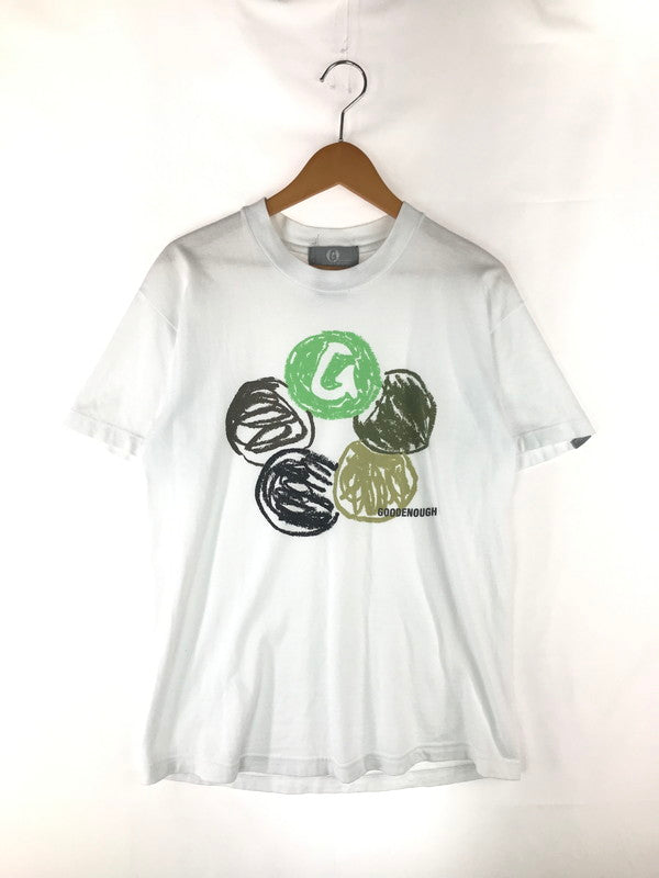 【中古品】【メンズ】 GOODENOUGH グッドイナフ 00’S G SKETCH TEE G スケッチ Tシャツ 142-240910-yk-11-tag サイズ：M カラー：WHITE 万代Net店