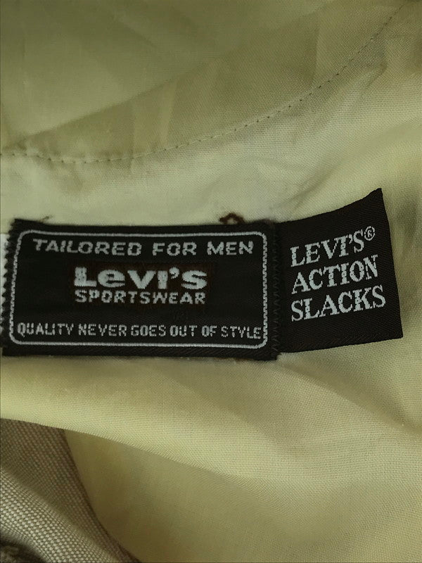 【中古品】【メンズ】 Levi's リーバイス 80’S ACTION SLACKS 80年代 アクション スラックス ボトムス 157-240910-mo-9-tag カラー：ベージュ 万代Net店