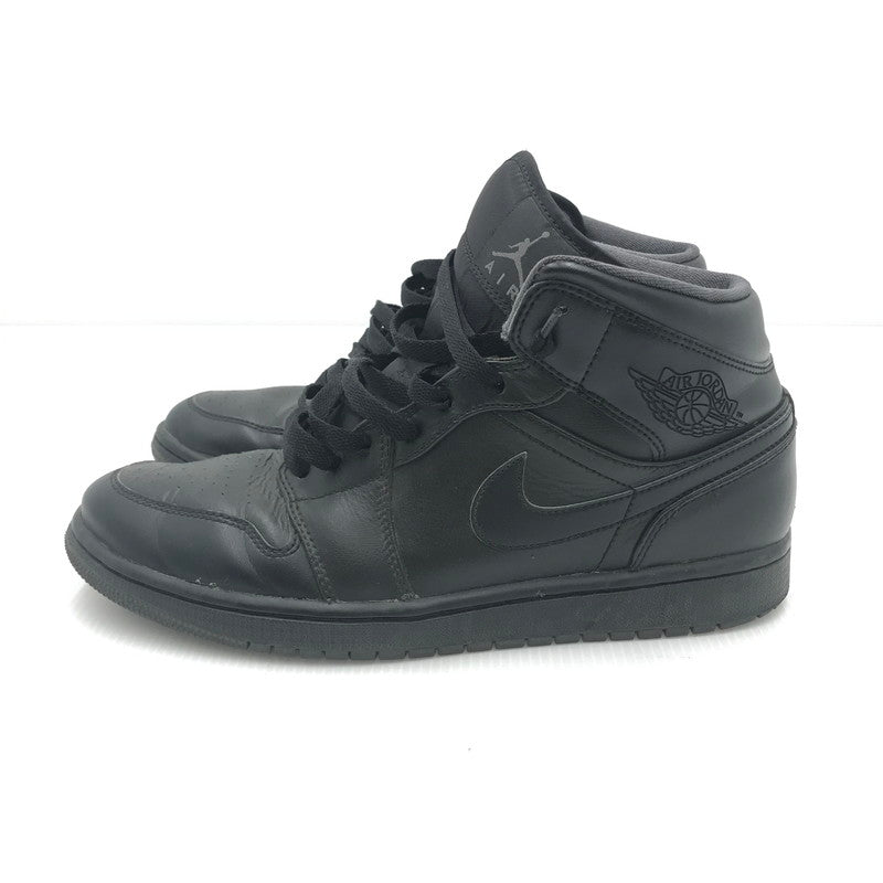 【現状渡し品】【メンズ】 NIKE ナイキ AIR JORDAN 1 MID 554724-021 エアジョーダン 1 ミッド スニーカー 靴 160-240912-yk-13-tag サイズ：27.5cm / US 9.5 カラー：BLACK/DARK GREY 万代Net店