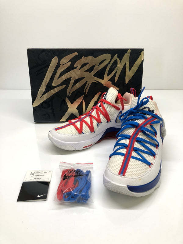 【中古品】【メンズ】 NIKE ナイキ CD5007-100 LEBRON 17 靴 シューズ スニーカー 160-260823-AS-8-hon サイズ：26.5 カラー：ホワイト/レッド/ブルー 万代Net店