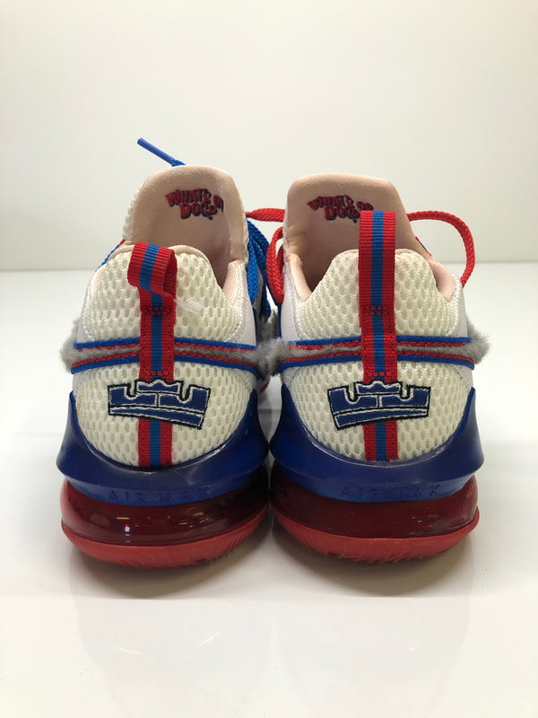 【中古品】【メンズ】 NIKE ナイキ CD5007-100 LEBRON 17 靴 シューズ スニーカー 160-260823-AS-8-hon サイズ：26.5 カラー：ホワイト/レッド/ブルー 万代Net店