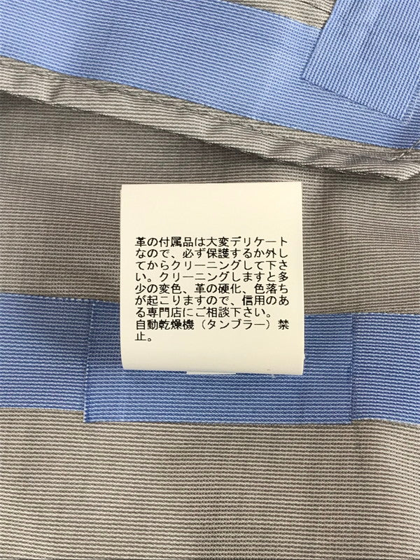 【中古品】【メンズ】 UNDERCOVERISM アンダーカバーイズム FUCK ナイロン ステンカラーコート GORE-TEX K4302-2 チェック柄コート アウター 140-240917-yk-03-tag サイズ：3 カラー：GRAY 万代Net店