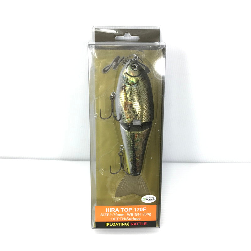 【中古美品】 NORIES ノリーズ ヒラトップ170F ホログラム生ゴールドバス ルアー 釣り 釣り具等 135-260124-na-12-tag 万代Net店