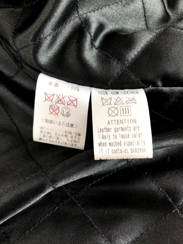 【中古品】【メンズ】  ROARS ORIGINAL ロアーズオリジナル DOUBLE RIDERS JACKET ダブルライダースジャケット レザージャケット アウター 140-240915-hi-12-tag サイズ：34 カラー：ブラック 万代Net店