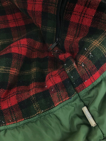 【現状渡し品】【メンズ】 WOOLRICH ウールリッチ 80's コヨーテファー マウンテンパーカー 33221 ヴィンテージ 中綿ジャケット アウター 144-240917-yk-12-tag サイズ：L カラー：GREEN 万代Net店