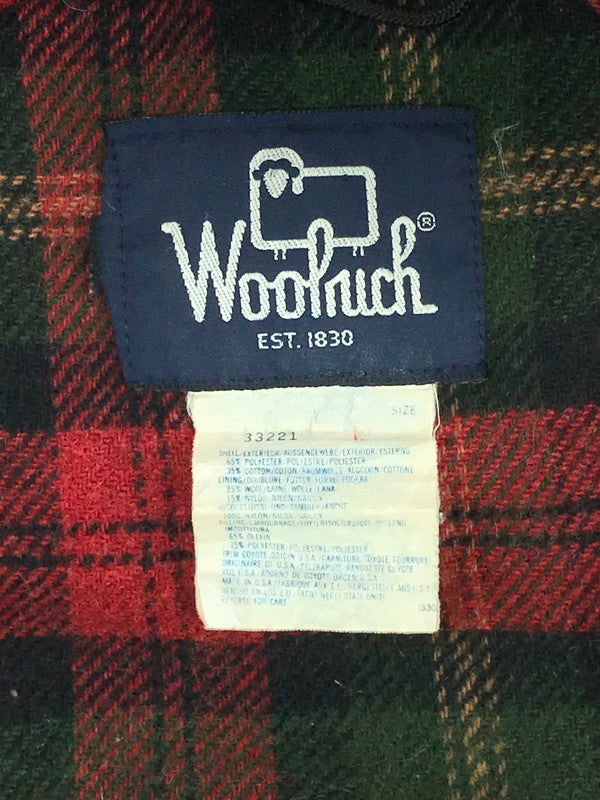 【現状渡し品】【メンズ】 WOOLRICH ウールリッチ 80's コヨーテファー マウンテンパーカー 33221 ヴィンテージ 中綿ジャケット アウター 144-240917-yk-12-tag サイズ：L カラー：GREEN 万代Net店