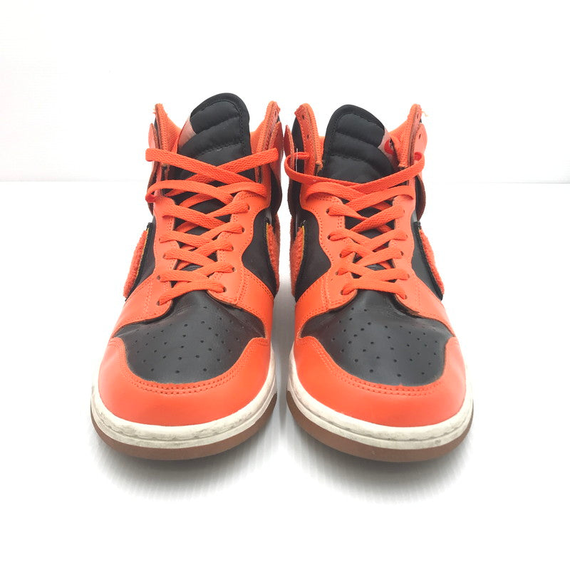 【中古品】【メンズ】 NIKE ナイキ DUNK HIGH RETORO DR8805-002 ダンク ハイ レトロ スニーカー 靴 160-240912-yk-1-tag サイズ：28cm / US 10 カラー：BLACK/SAFETY ORANGE/UNIVERSITY GOLD 万代Net店